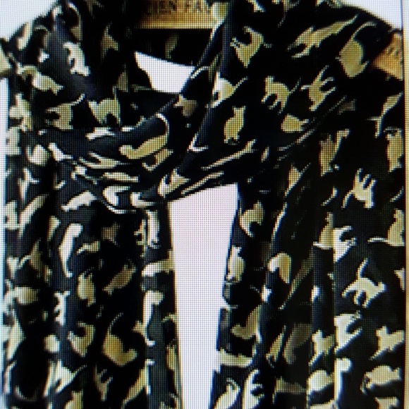 CHIFFON COLORFUL SWEET CAT/KITTEN SCARF - Picture 2 of 6